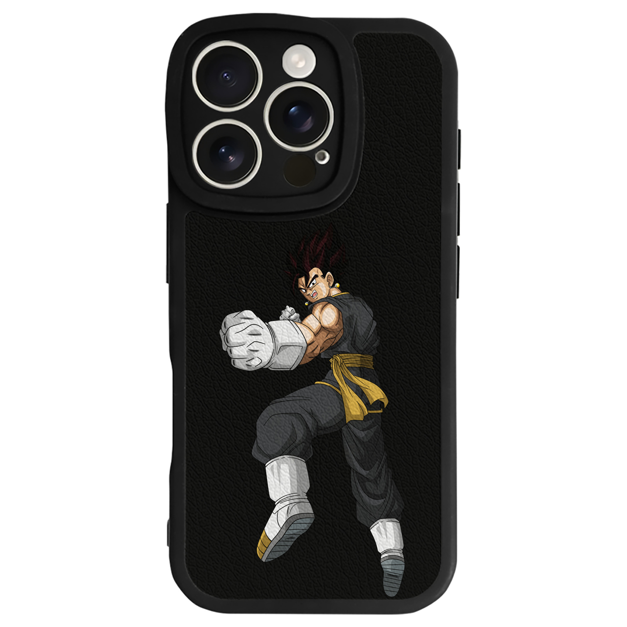 （画像用） ドラゴンボール ベジット DRAGON BALL Vegetto 【iPhone 16シリーズ対応】シリコンスマホケース（レザー調） 材質：シリコン
